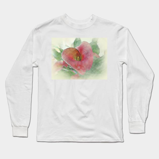 Lily Flower Long Sleeve T-Shirt by LuxPNSilva